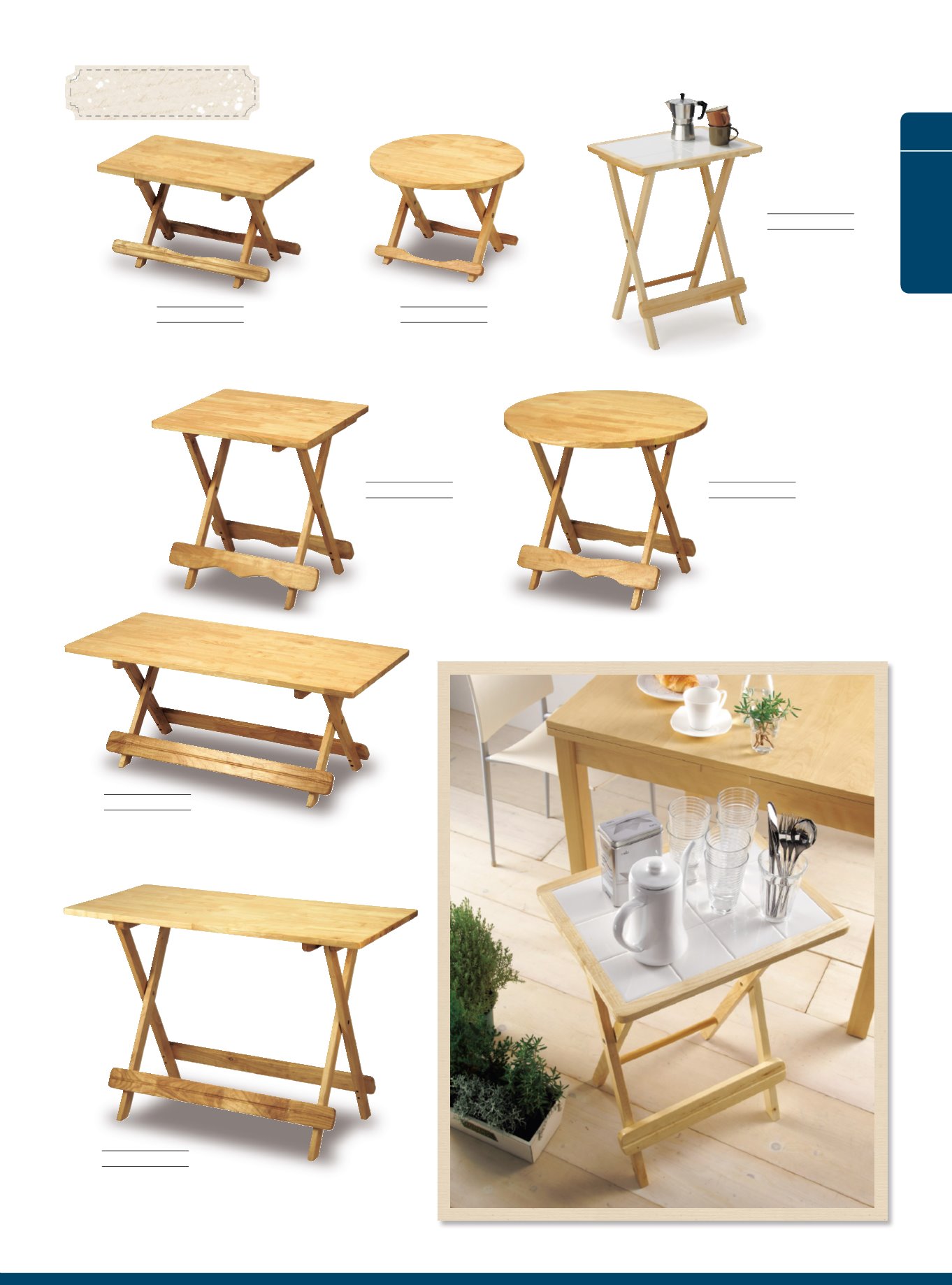【アンティーク】ちどり産業  折り畳み式テーブル